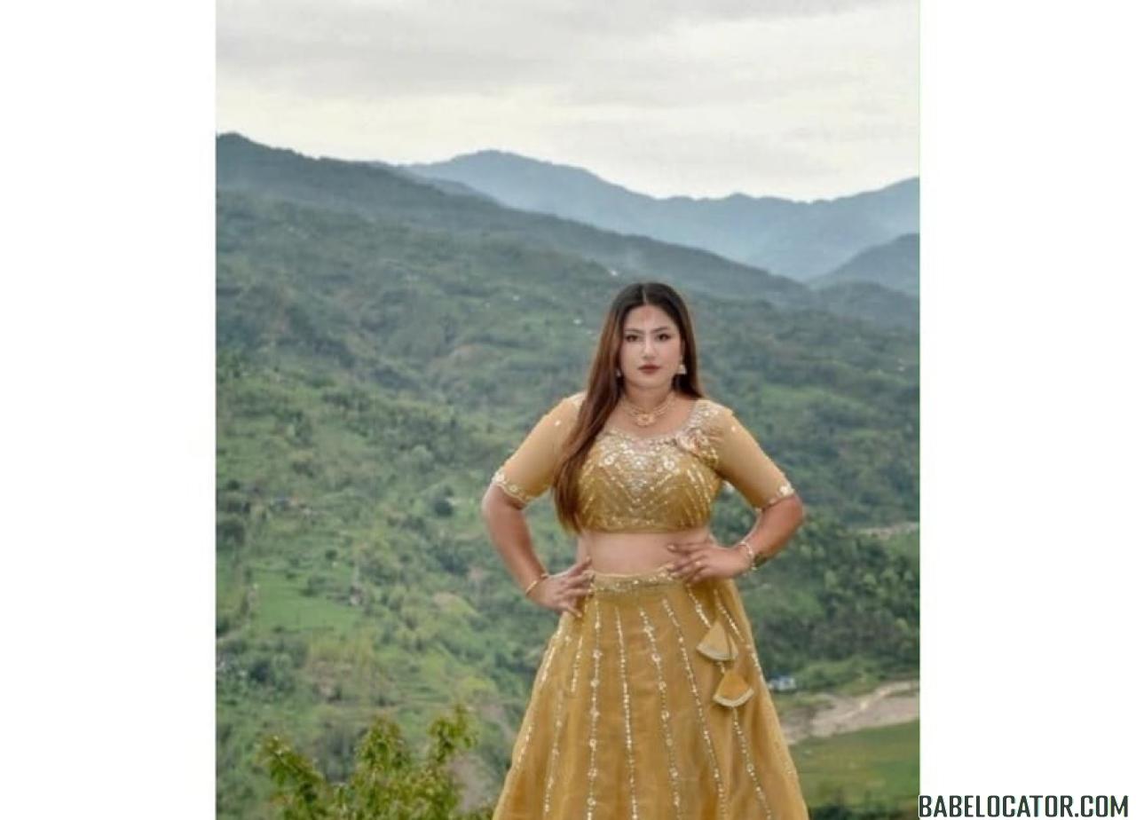 Real and genuine Nepalese girl with royal elegance